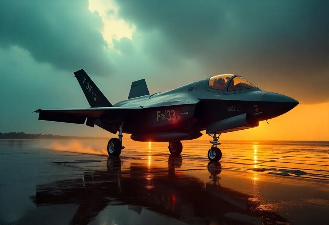 grounded f35b fighter jet kerala